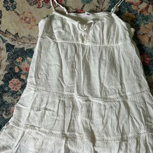White Spaghetti Strap Dress